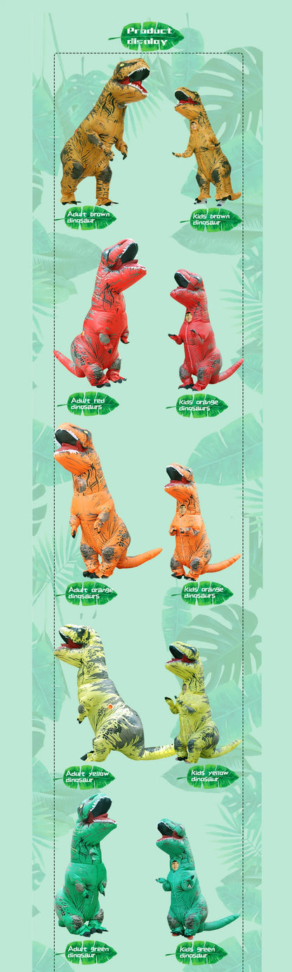 Inflatable T-Rex Costume Funny Dinosaur Halloween Suit