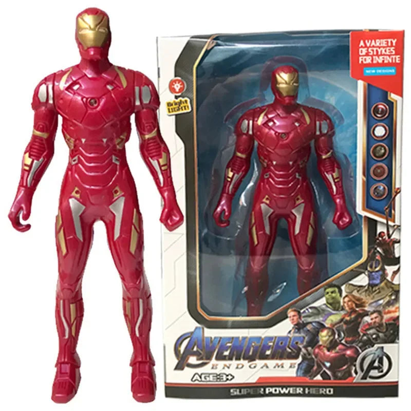 Superhero Action Figure 17cm Luminous Collectible Model Toy
