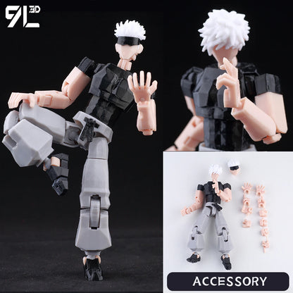 Titan 13 Action Figure 14cm Poseable Robot Model