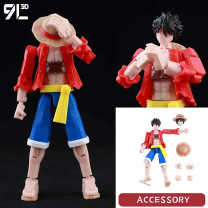 Poseable Anime Figure 3D Multi-Jointed Action Model Toy