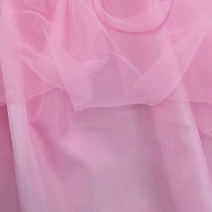Girls Pink Halloween Costume Dress for Cosplay & Parties