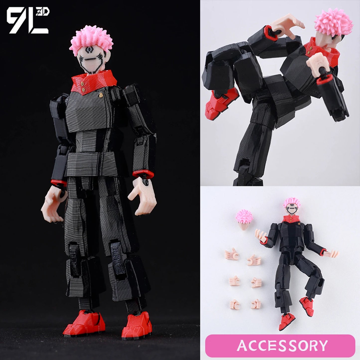 Titan 13 Action Figure 14cm Poseable Robot Model