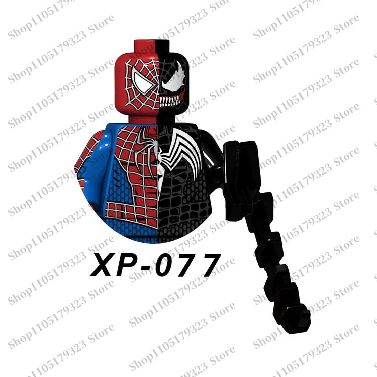 Superhero Building Block Figures Mini Brick Toys