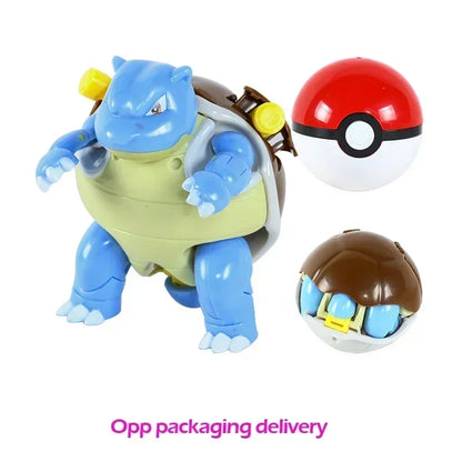 Pokémon Figure Toy Deform Poke ball Action Figure Set