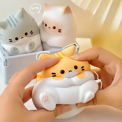 Cat Squishy Toy Soft Slow Rebound Squeeze Fidget Ball