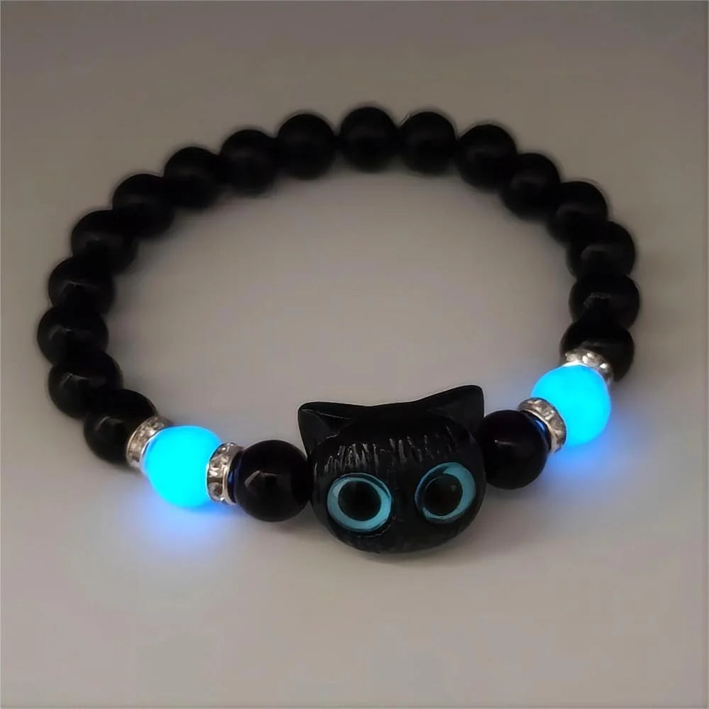 Cat Bracelet – Luminous Matching Friendship Bead Bracelet