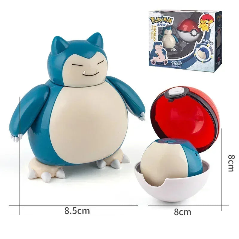 Pokémon Figure Toy Deform Poke ball Action Figure Set