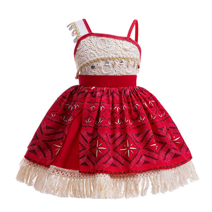 Moana 2 Dress for Girls Princess Costume with Accessories
