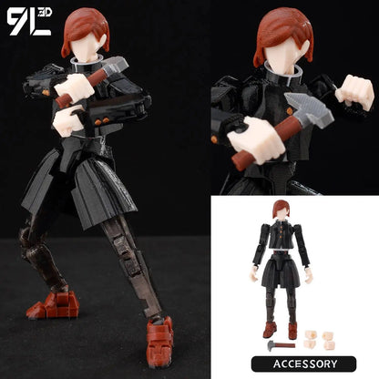 Poseable Anime Figure 3D Multi-Jointed Action Model Toy