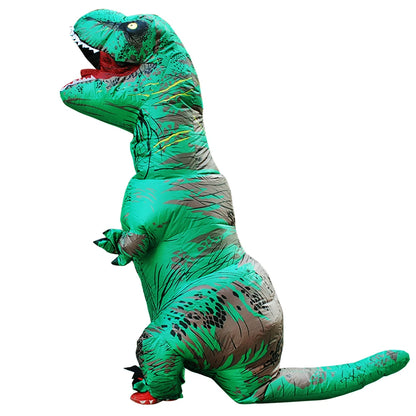Inflatable T-Rex Costume Funny Dinosaur Halloween Suit