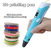 3D Printing Pen with PLA Filament for Creative Drawing