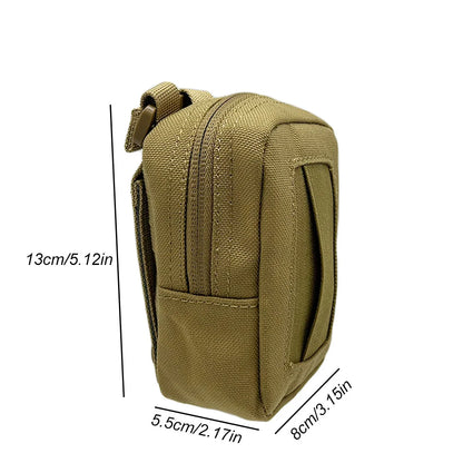 Disposable Glove Pouch Nylon MOLLE Belt Carrier for EMT & Tactical Use