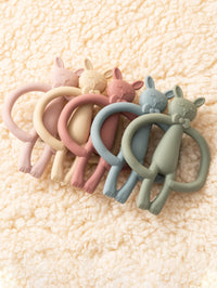 Silicone Baby Teether Rabbit Teething Toy for Infants