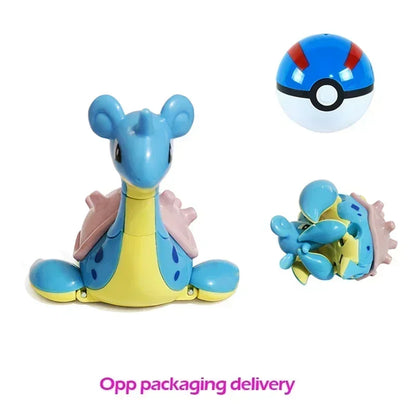Pokémon Figure Toy Deform Poke ball Action Figure Set