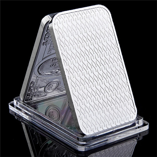1 Troy Ounce Silver Bar with Display Case Collectible