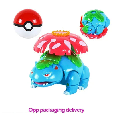 Pokémon Figure Toy Deform Poke ball Action Figure Set