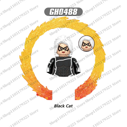 Superhero Building Block Figures Mini Brick Toys
