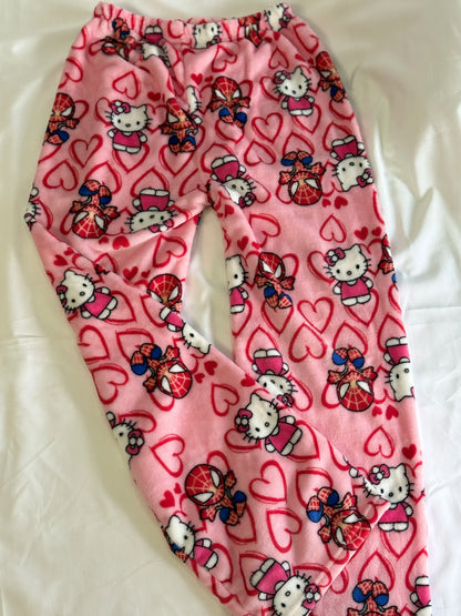 Anime Pajama Pants Y2K Flannel Cartoon Sleep Bottoms