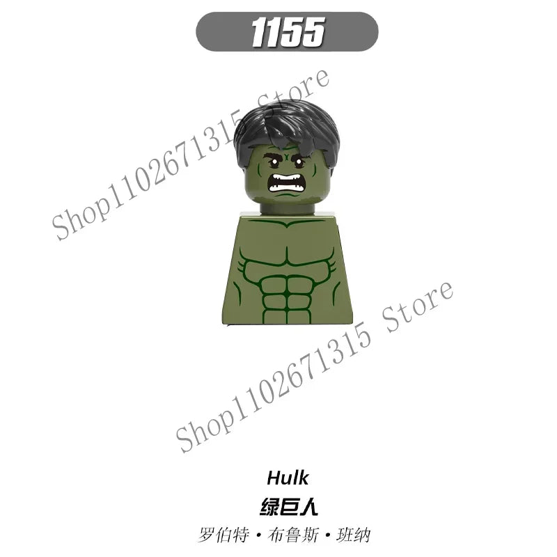 Marvel Avengers Building Block Figures Superhero Bricks
