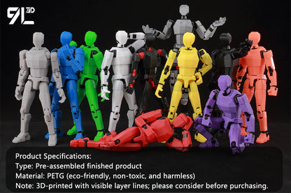 Poseable Anime Figure 3D Multi-Jointed Action Model Toy