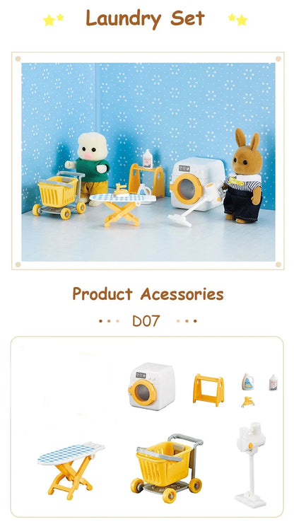 Miniature Dollhouse Furniture 1:12 Pretend Play Accessories