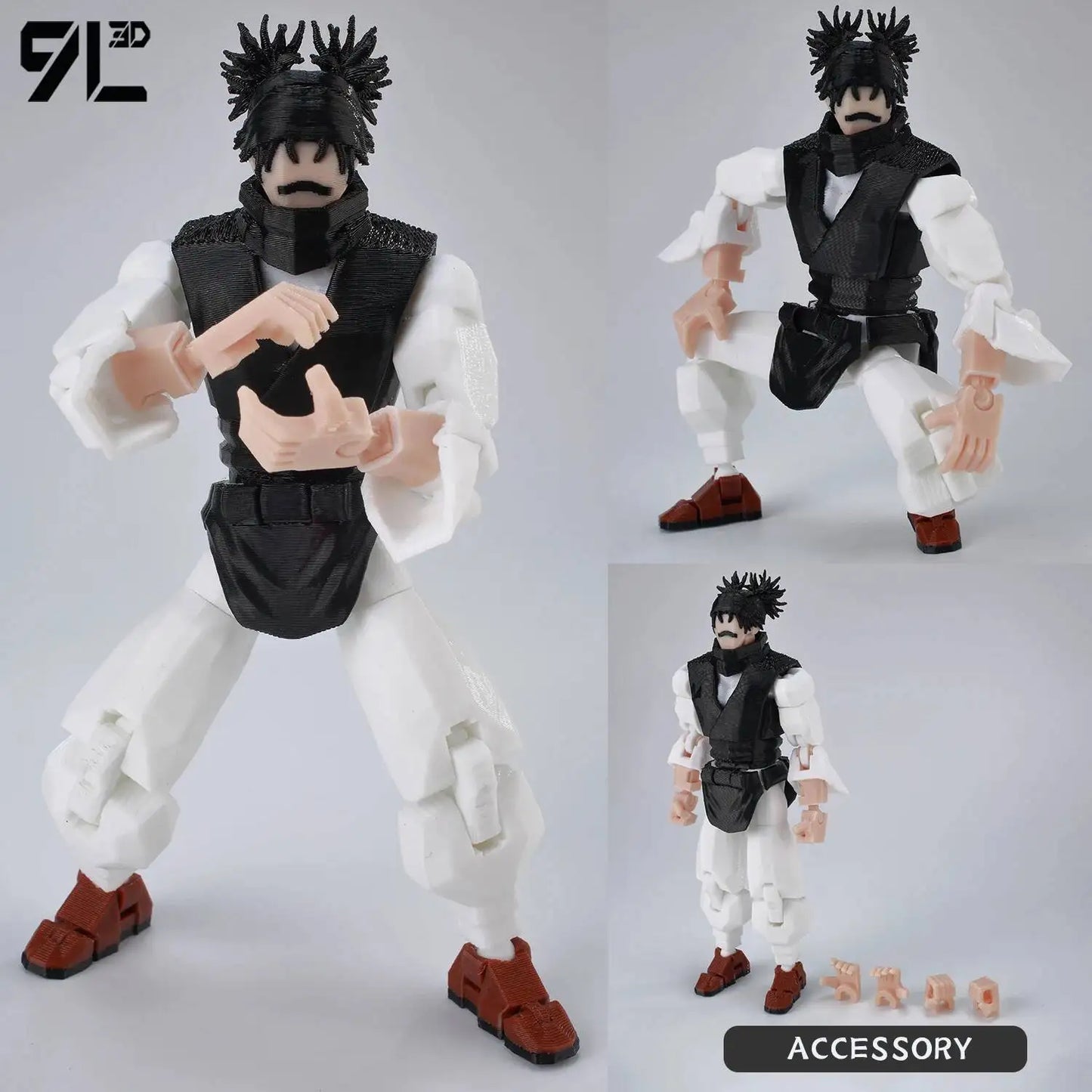 Poseable Anime Figure 3D Multi-Jointed Action Model Toy