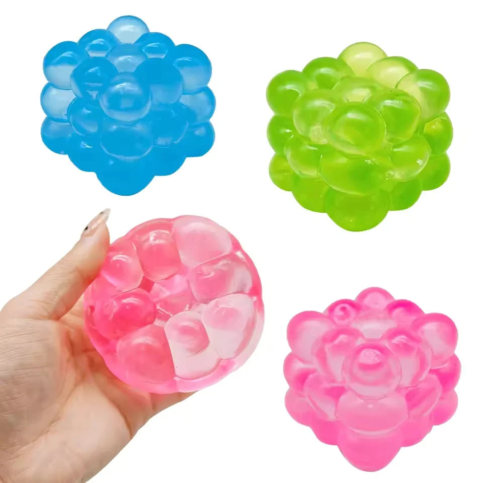 Stress Relief Squeeze Toy – 3D Sensory Decompression Cube