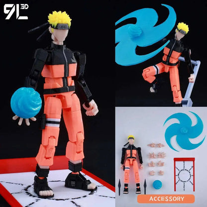Poseable Anime Figure 3D Multi-Jointed Action Model Toy