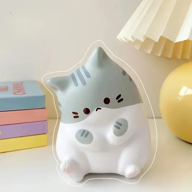 Cat Squishy Toy Soft Slow Rebound Squeeze Fidget Ball