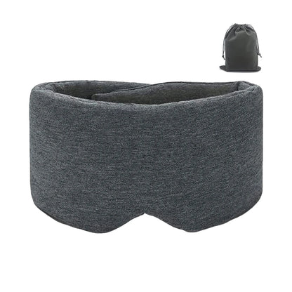 Blackout Sleep Mask – Cotton Eye Cover for Side Sleepers
