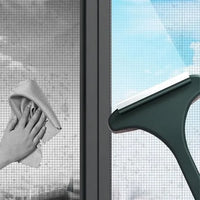 Window Screen Cleaning Brush Dual Use Glass Cleaner