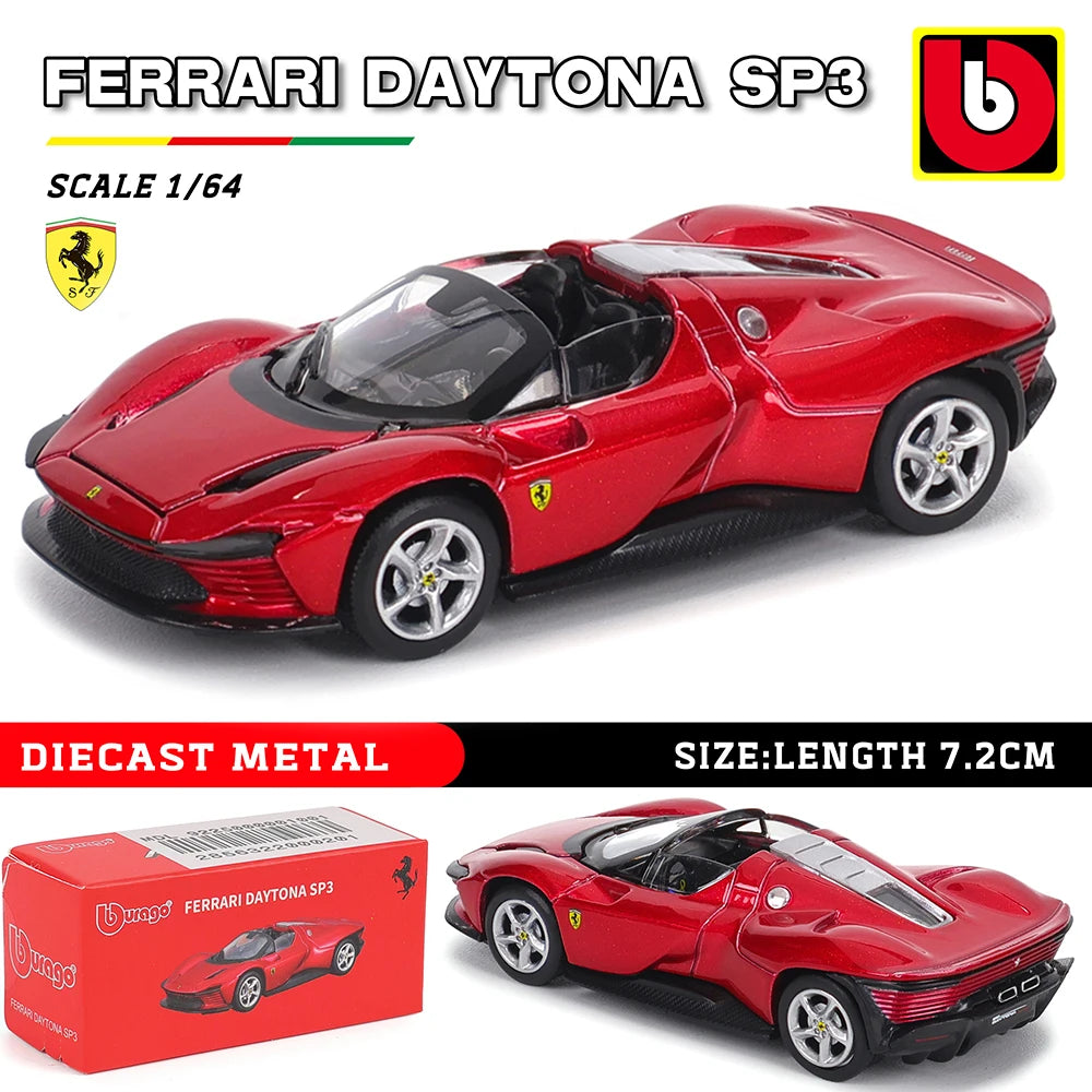 Bburago Ferrari Diecast Car Model 1:64 Collectible Toy