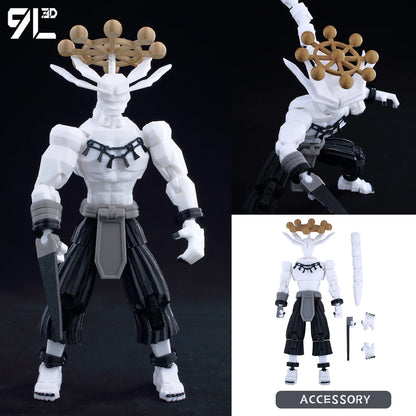 Titan 13 Action Figure 14cm Poseable Robot Model