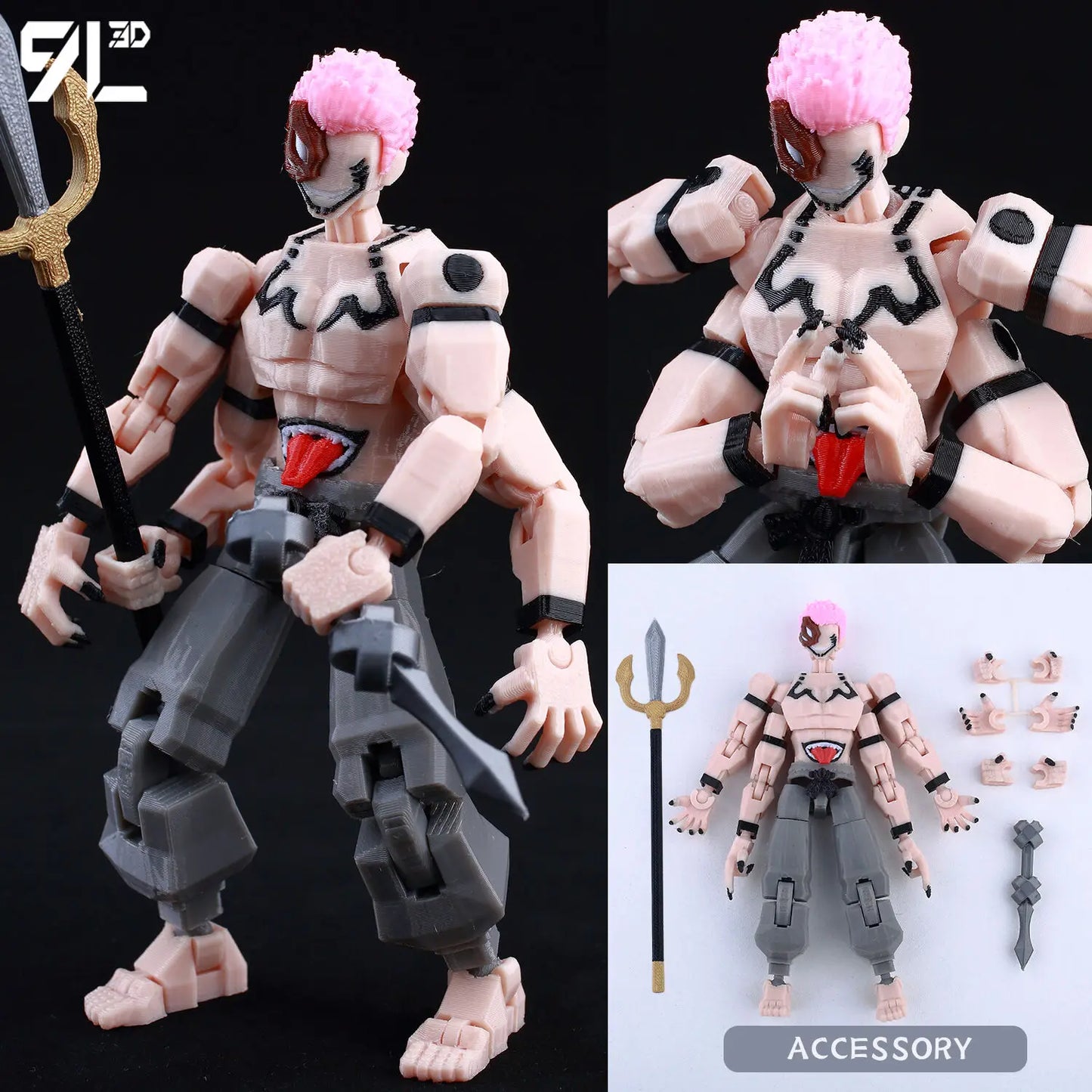 Titan 13 Action Figure 14cm Poseable Robot Model
