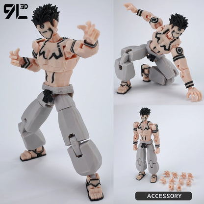 Titan 13 Action Figure 14cm Poseable Robot Model