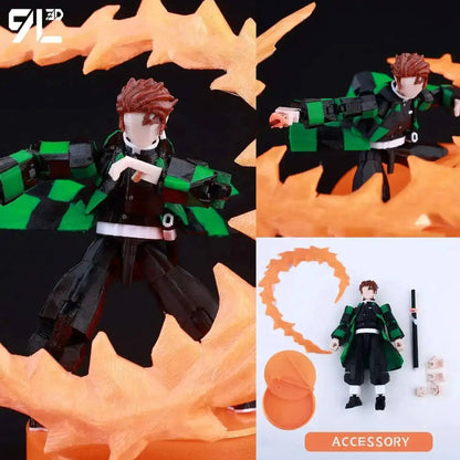 Poseable Anime Figure 3D Multi-Jointed Action Model Toy