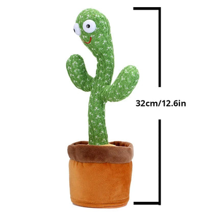 Dancing Cactus Toy Talking Singing Interactive Plush