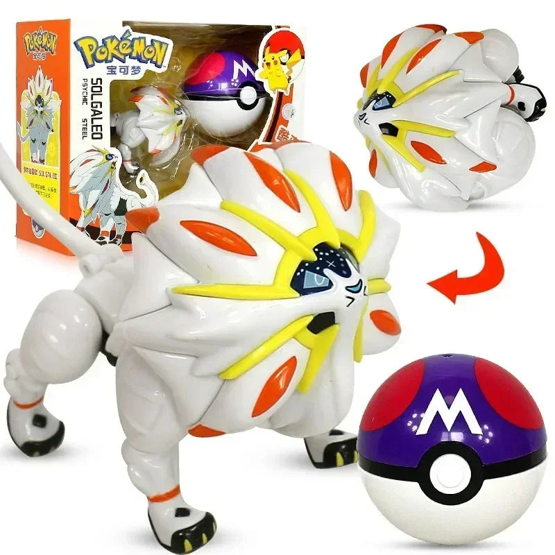 Pokémon Figure Toy Deform Poke ball Action Figure Set