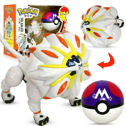 Pokémon Figure Toy Deform Poke ball Action Figure Set