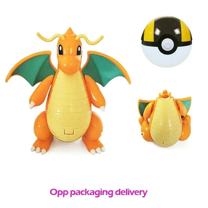 Pokémon Figure Toy Deform Poke ball Action Figure Set