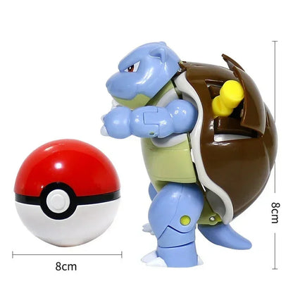 Pokémon Figure Toy Deform Poke ball Action Figure Set