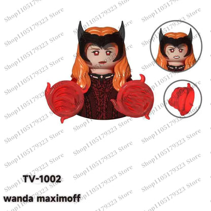 Superhero Building Block Figures Mini Brick Toys