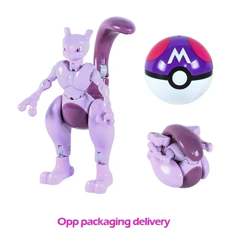 Pokémon Figure Toy Deform Poke ball Action Figure Set