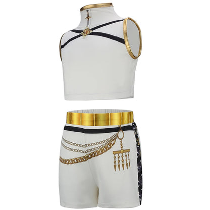 Girls Cosplay Costume Set 3PCS Kids Carnival Party Outfit
