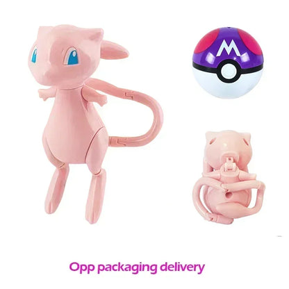 Pokémon Figure Toy Deform Poke ball Action Figure Set