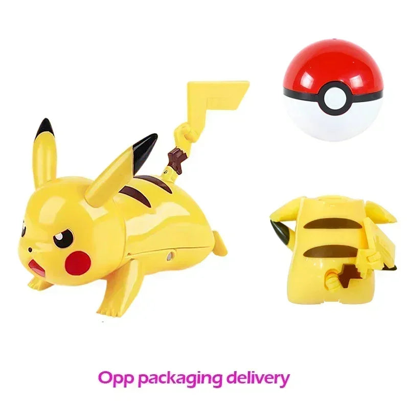 Pokémon Figure Toy Deform Poke ball Action Figure Set