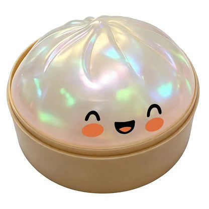Dumpling Squeeze Toy – Soft Squishy Fidget Toy with Steamer
