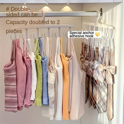 Rotating Clothes Hanger 12 Hook Space Saving Closet Organizer