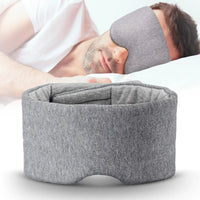 Blackout Sleep Mask – Cotton Eye Cover for Side Sleepers