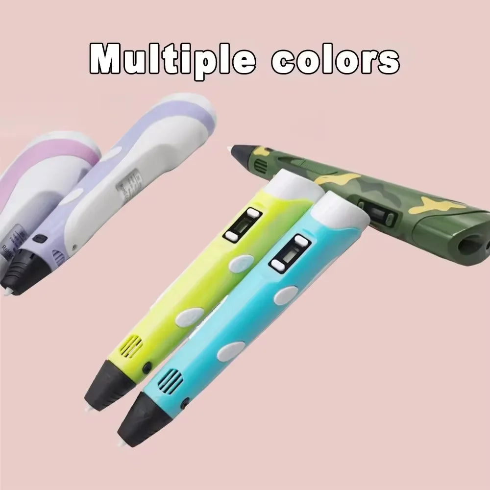 3D Printing Pen with PLA Filament for Creative Drawing